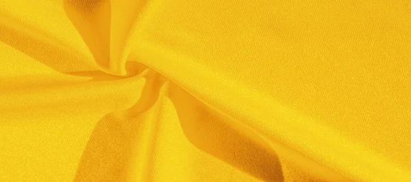 Textura Fundo Tecido Seda Lenço Mulher Amarela Design Amigável Papel — Fotografia de Stock