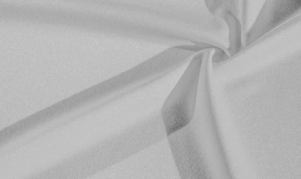 Textura Fundo Tecido Seda Xale Feminino Branco Design Amigável Papel — Fotografia de Stock