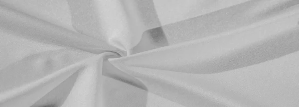 Textur Hintergrund Seidenstoff Weißes Weibliches Tuch Designfreundliches Tapetendesign Für Ihre — Stockfoto