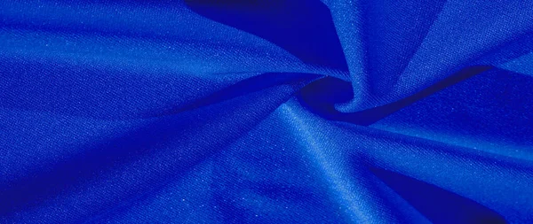 Textura Fondo Tela Seda Chal Azul Para Mujer Conveniente Para — Foto de Stock