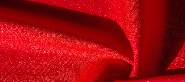 Texture Background Silk Fabric Red Female Shawl Convenient Your Projects — Stock Photo, Image