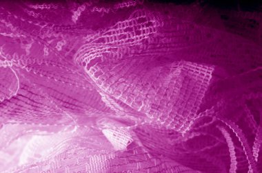 Doku arka plan, kırmızı tül bu nefis cömert pembe tül içinde eğlenceli yan göstermek sağlar. Kırmızı halı yerde Ince ve ışık parlamaya hazır bu bir spot yapmak için funky bir yoldur