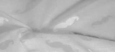 Kumaş arka plan, beyaz ipek kumaş boyalı bıyık, İnek Bıyığı kremi, İnek Bıyığı beyazı