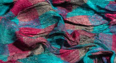 Doku Arka Plan, Kadın Eşarp Dokulu Gevrek Bez. Bir eşarp her zaman iyi bir tatil hediyesi. 