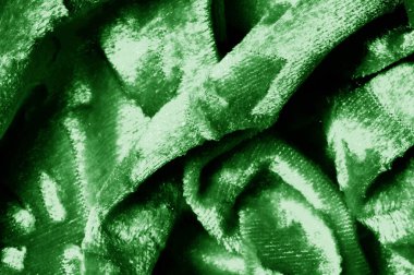 Sünnetsiz bir yığın yığının altından oyulmuş kadife kumaş desenli kadife kumaş bu tip Velvet Burntout Devore. Çiçek ve diğer desenlerde kadife süsleri olan güzel bir kumaş.