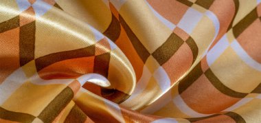 doku arkaplan deseni. Geometrik şekilli ipek kumaş kare şeklinde. Bu rakamlar metinleri göz alıcı hale getirmeye yardımcı olur. Projelerinizi benzersiz kılmak için kendiniz keyfi formlar oluşturun.