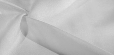 doku, arka plan, desen, beyaz renk ipek kumaş. Bu ipek inanılmaz derecede zarif. Bu yapılan projeler uzun bir süre sürecek ve hala oldukça iyi durumda olacak.