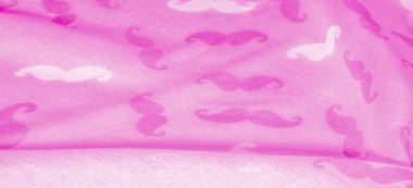 Doku Arkaplanı, Boyalı Çizgi Film Bıyıklı Pembe İpek Kumaş, İnek Bıyık Kremi, İnek Bıyığı Beyazı