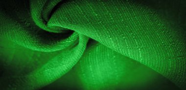 Duvar kağıdının dokusu, süs süsü, yeşil sentlik koyu zümrüt ipeği kumaşı, dekoratif elementler ekleyerek daha çekici hale getirebilirsiniz.