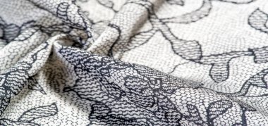 doku, arkaplan, desen. Dantel desenli ipek beyaz kumaş. Bu esnek dantel süsleme her şeye hassas bir dokunuş katabilir! Mücevherlerinizi projeleriniz, el sanatlarınız ve internet dekorunuz ile dekore edin.