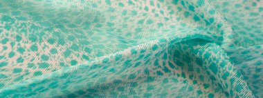 Doku, arkaplan, desen, yeşil beyaz ipek kumaş tekstil. Özellikleri dokuma malzemesinden farklıdır çünkü tasarımda daha esnek ve basittir..