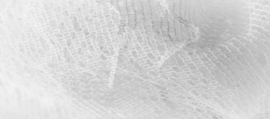 Doku, arka plan, desen. Beyaz tül. Bu olağanüstü naylon tülleri tasarımınıza ekleyin! Bu güzel, genellikle nişastalı bir örgü,