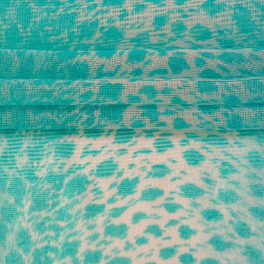 Doku, arkaplan, desen, yeşil beyaz ipek kumaş tekstil. Özellikleri dokuma malzemesinden farklıdır çünkü tasarımda daha esnek ve basittir..