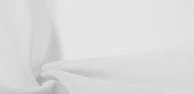 doku arkaplan deseni. İnce bir mat parıltısı olan beyaz ipek kumaş. Dizaynınız, aksanınız, duvar kağıtlarınız, posterleriniz ve kartpostallarınız için mükemmel..