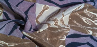 doku arkaplan deseni. Kare desenli ipek kumaş. Gri ve mavinin tonları. Dizaynınız, aksanınız, duvar kağıtlarınız, posterleriniz ve kartpostallarınız için mükemmel. Olasılıkların sonsuz..