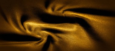 doku, arka plan, desen. altın sarısı ipek kumaş panoramik fotoğraf. Burası güneşli Carolina. Bu ince bir aydınlatma oluşturur pürüzsüz bir el. Lüks ipekten yapılmış, güzellik gibi.!