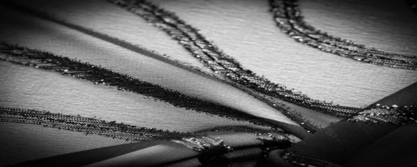 Texture Image Fond Tissu Est Transparent Avec Des Rayures Congénitales — Photo