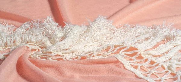 Textuur Achtergrond Vrouwen Sjaal Mode Vrouwen Dame Warme Wrap Cape — Stockfoto
