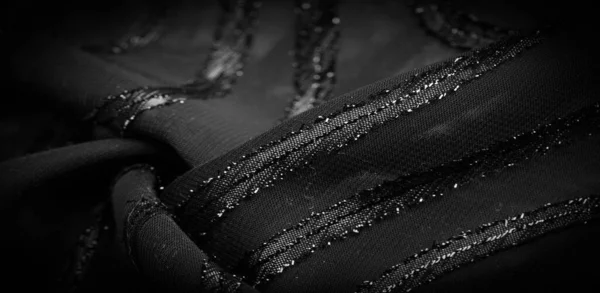 Texture Image Fond Tissu Est Transparent Avec Des Rayures Congénitales — Photo