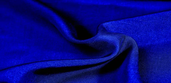 Tekstura Tło Wzór Niebieski Kolor Tkanina Tkanina Bawełniana Jest Idealna — Zdjęcie stockowe