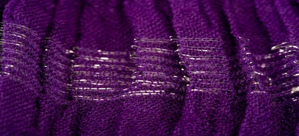 Patrón Fondo Textura Adorno Decorativo Tela Ondulada Lila Oscura Centavo — Foto de Stock