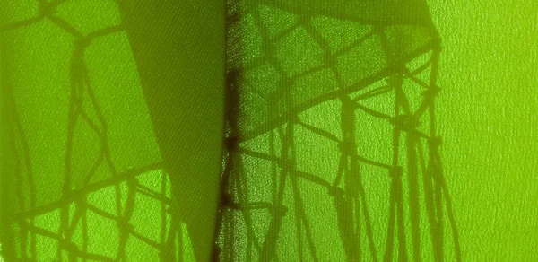 Тло Текстури Шовкової Тканини Натуральний Зелений Салатний Шарф Цей Красивий — стокове фото
