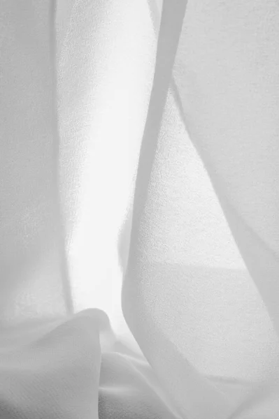 Texture Fond Motif Tissu Soie Blanc Avec Subtil Éclat Mat — Photo