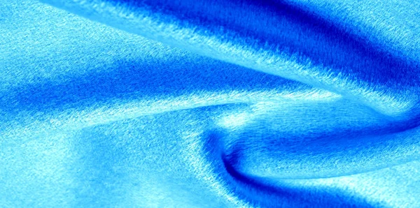 Desen Doku Arka Plan Sıcak Yün Mavi Kumaş Melton Kumaş — Stok fotoğraf
