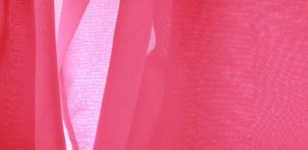 Textura Padrão Fundo Tecido Seda Vermelha Com Brilho Fosco Sutil — Fotografia de Stock