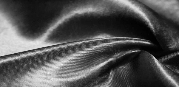 Текстура Фон Узор Шелковая Ткань Черном Восхитительный Мягкий Блеск Имеет — стоковое фото