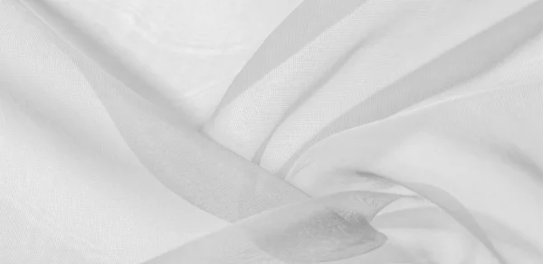 Beyaz Ipek Kumaş Deseni Tasarımınız Giysileriniz Posterleriniz Için Mükemmel Güzel — Stok fotoğraf