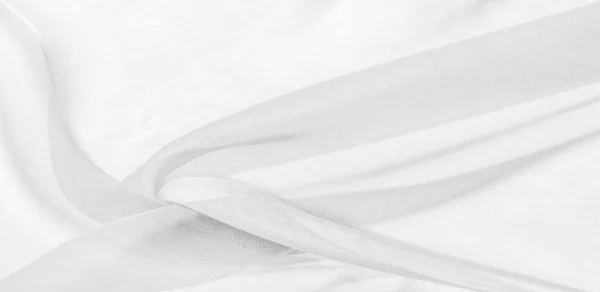 Fehér Selyem Szövet Textúra Minta Tökéletes Design Ruhák Poszterek Légy — Stock Fotó
