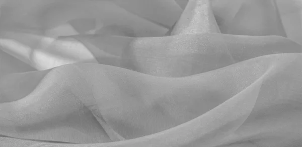 Biały Jedwabny Wzór Tekstury Tkaniny Doskonale Sprawdzi Się Również Projektowaniu — Zdjęcie stockowe
