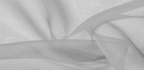 Biały Jedwabny Wzór Tekstury Tkaniny Doskonale Sprawdzi Się Również Projektowaniu — Zdjęcie stockowe