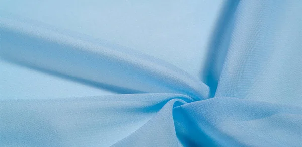 Struktur Bakgrund Mönster Blå Silke Tyg Detta Lätt Konstgjord Silke — Stockfoto