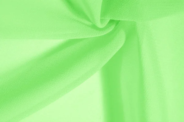 Textura Patrón Fondo Tejido Seda Verde Con Brillo Mate Sutil —  Fotos de Stock