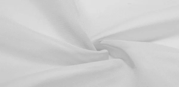 Textura Patrón Fondo Tejido Seda Blanca Con Brillo Mate Sutil — Foto de Stock