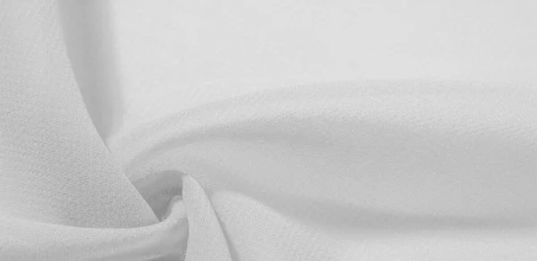 Texture Modello Sfondo Tessuto Seta Bianca Con Una Sottile Lucentezza — Foto Stock