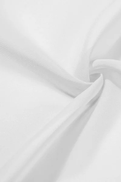 Textura Padrão Fundo Tecido Seda Branca Com Brilho Fosco Sutil — Fotografia de Stock