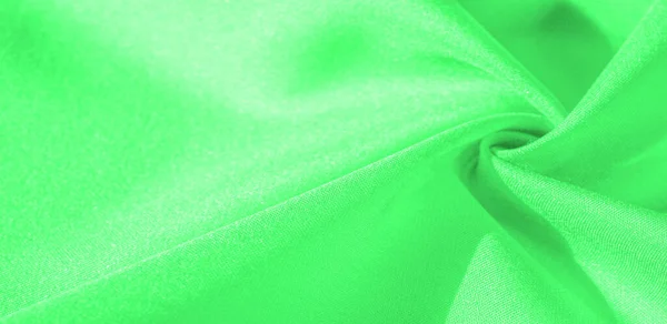 テクスチャ パターン 緑色のシルク生地 この絹は信じられないほど絶妙です これから作られたプロジェクトは長い時間続き まだかなり良い状態になります — ストック写真