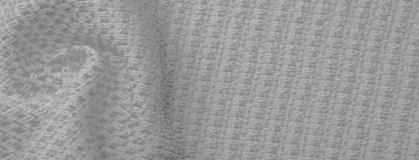 Hintergrund Textur Muster Weißer Stoff Mit Metallischen Pailletten Drehbare Köpfe — Stockfoto