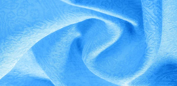 Arkaplan Desenli Kumaş Çiçekli Süs Mavisi Pamuk Baskısı Koleksiyonu Parlak — Stok fotoğraf