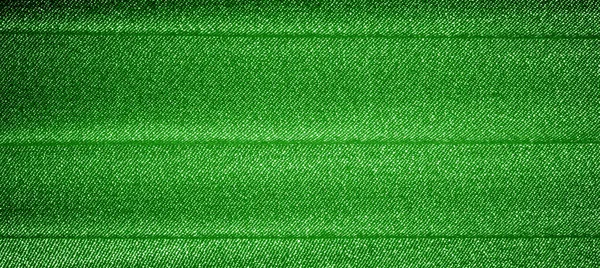 Текстура Фон Рисунок Ткань Темно Зеленого Цвета Металлической Серебряной Ниткой — стоковое фото