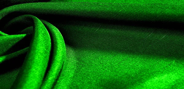 Textura Fondo Patrón Color Verde Tela Tela Algodón Perfecto Para — Foto de Stock