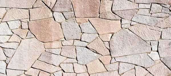 Texture Modello Sfondo Pietra Granitica Arenaria Finitura Edifici Recinzioni Roccia — Foto Stock