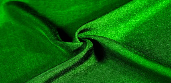 Tekstura Tło Wzór Kolor Zielony Tkanina Tkanina Bawełniana Jest Idealna — Zdjęcie stockowe