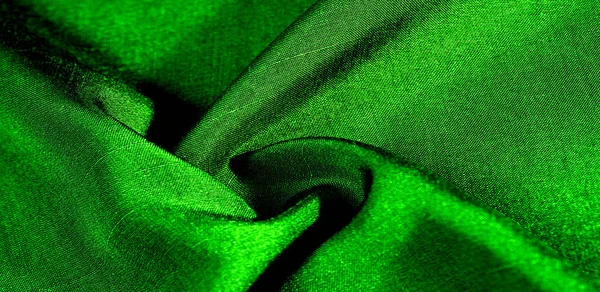 Texture Background Pattern Green Color Fabric Cotton Fabric Perfect Your — Stock Photo, Image