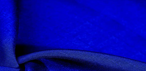 Textura Fundo Padrão Cor Azul Tecido Tecido Algodão Perfeito Para — Fotografia de Stock