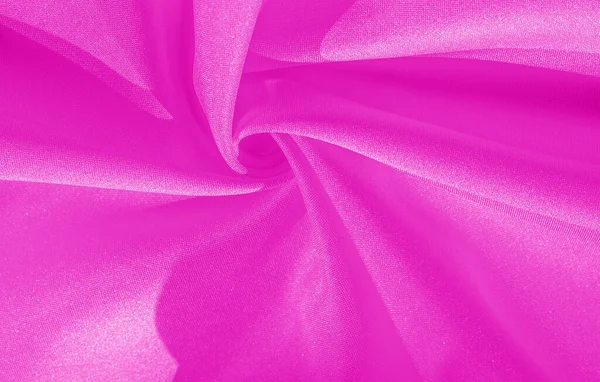 Texture Background Pattern Silk Pink Fabric Crepe Satin Back Excellent — Stock Photo, Image