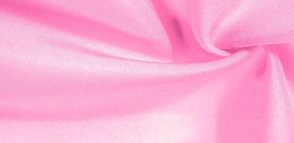 Tekstur Latar Belakang Pola Kain Sutra Merah Muda Sutra Ini — Stok Foto